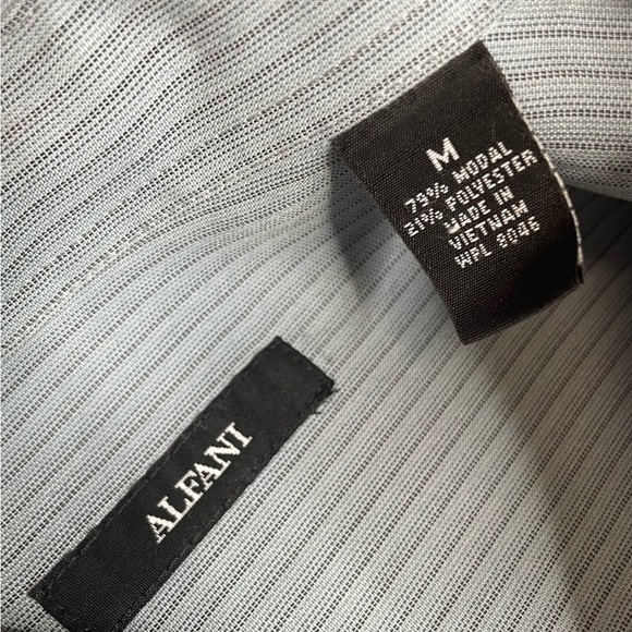 Alfani Men’s Button Down Shirt with stripes - Picture 3 of 5